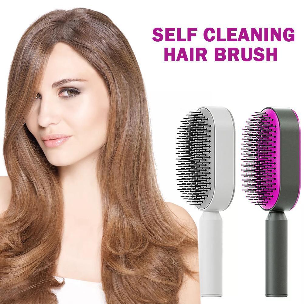 Self Cleaning Hair Brush For Women Massage Scalp Promote Blood Circulation Anti Hair Loss 3D Hair Growth Comb Hairbrush Self-Cleaning Hair Brush 3D Air Cushion Massager Brush Airbag Massage Comb B Self Cleaning Hair Brush For Women Massage Scalp Promote Blood Circulation Anti Hair Loss 3D Hair Growth Comb Hairbrush Self-Cleaning Hair Brush 3D Air Cushion Massager Brush Airbag Massage Comb B